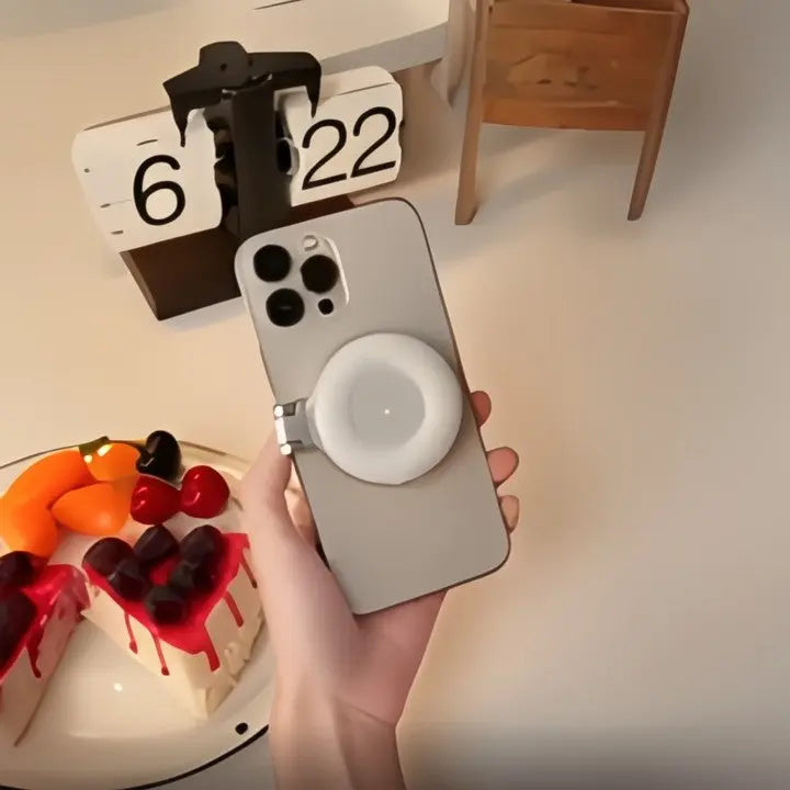 Draagbare Selfie-Ringlicht met Clip Oplaadbaar en Magnetisch