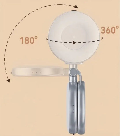 Draagbare Selfie-Ringlicht met Clip Oplaadbaar en Magnetisch
