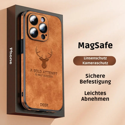 Leren iPhone Hoesje met Stijlvol Design en Schokbestendige Bescherming