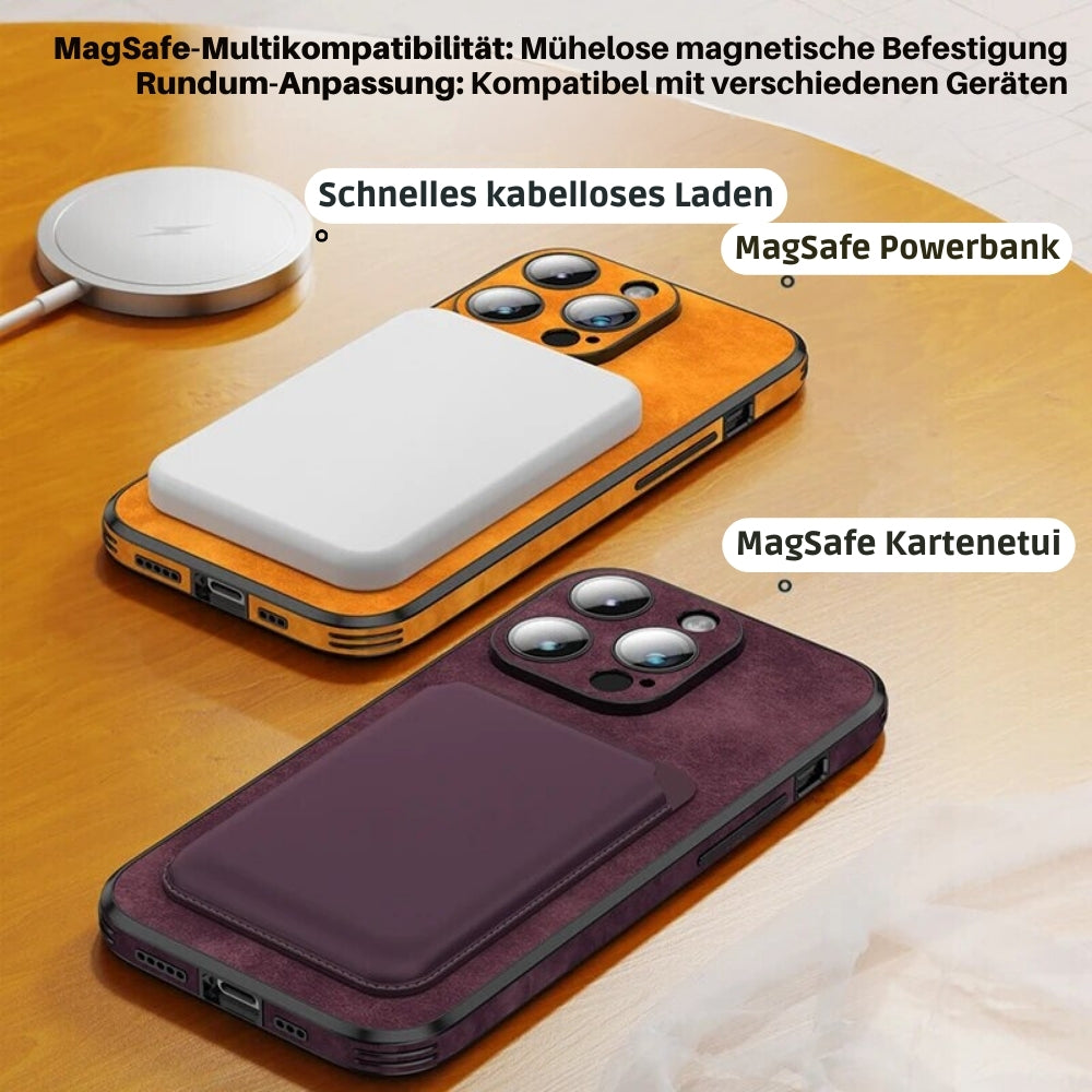 iPhone Hoesje Echt Leer Schokbestendig Stijlvol Design