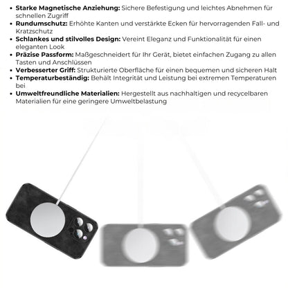 iPhone Hoesje Echt Leer Schokbestendig Stijlvol Design