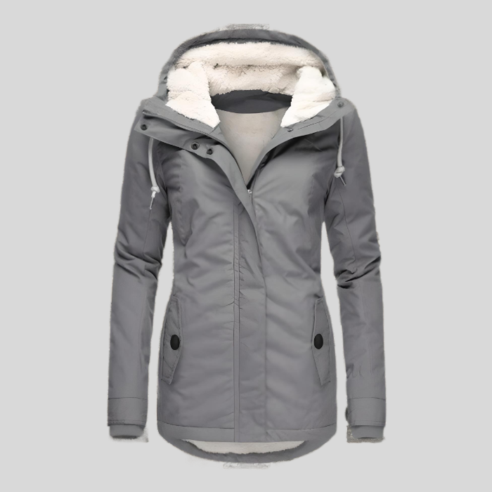 Waterdichte Winterjas Dames Warm met Capuchon en Voering - Velinix