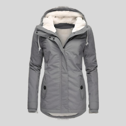 Waterdichte Winterjas Dames Warm met Capuchon en Voering - Velinix