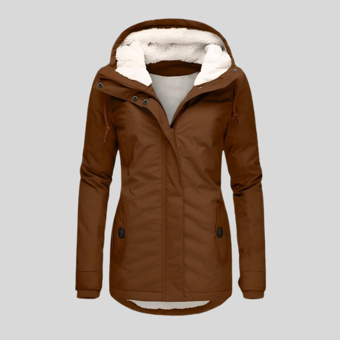Waterdichte Winterjas Dames Warm met Capuchon en Voering