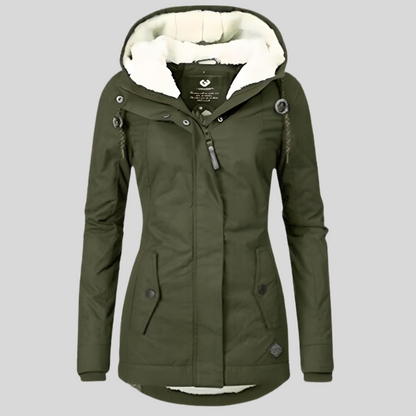 Waterdichte Winterjas Dames Warm met Capuchon en Voering