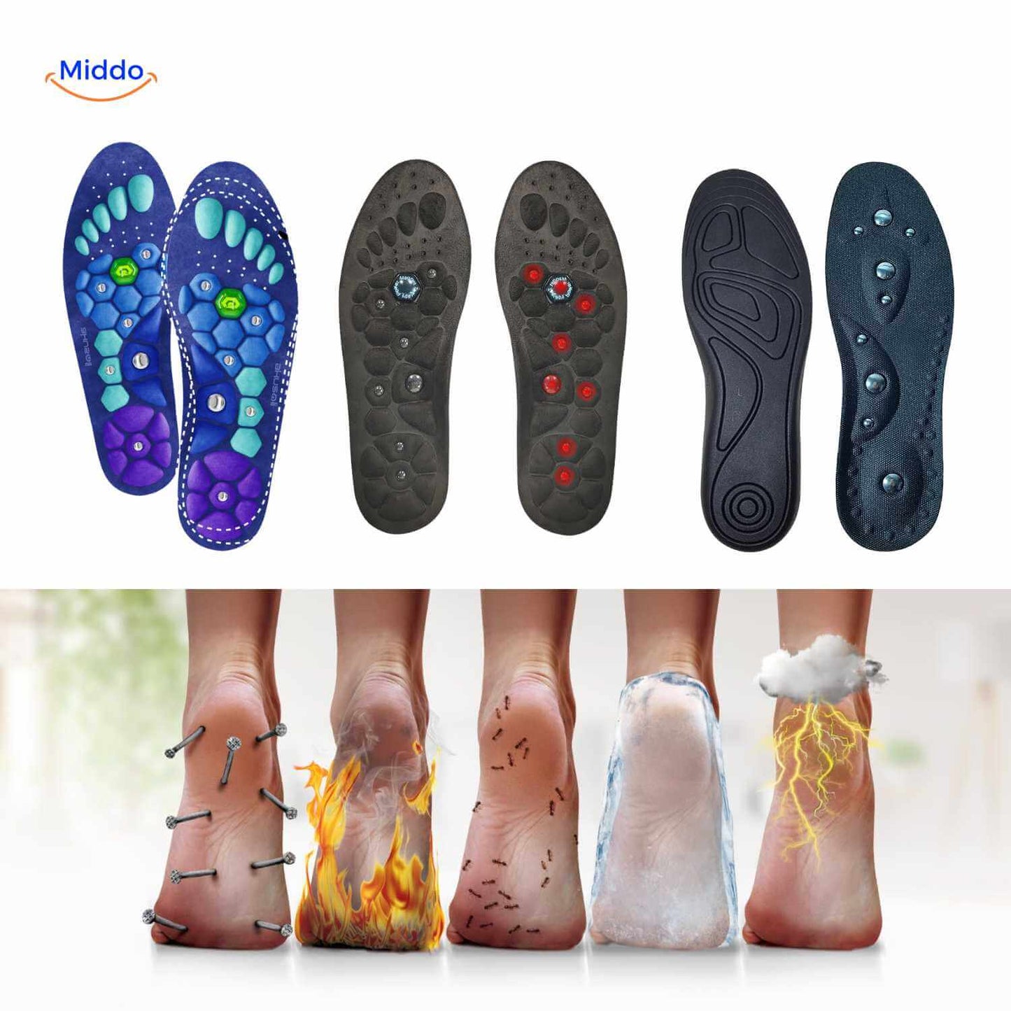 Inlegzolen Comfortabel Ademend Schokabsorberend