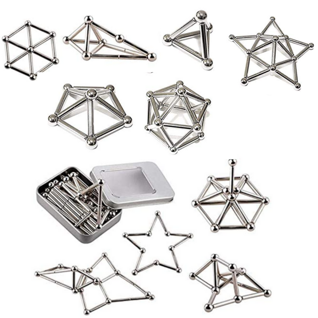 Magnetische Bouwstenen Stokken en Ballen