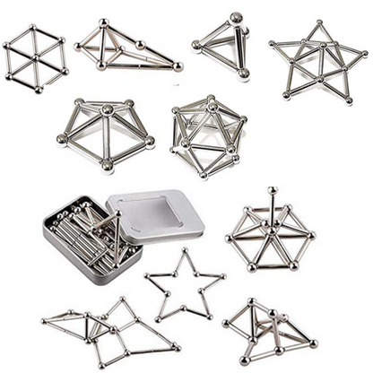 Magnetische Bouwstenen Stokken en Ballen