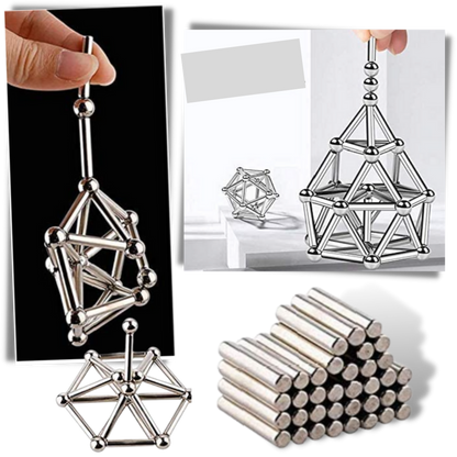 Magnetische Bouwstenen Stokken en Ballen