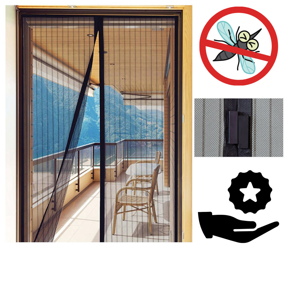 Muggenhor voor Deur Magnetisch Sluitbaar Insectenwerend