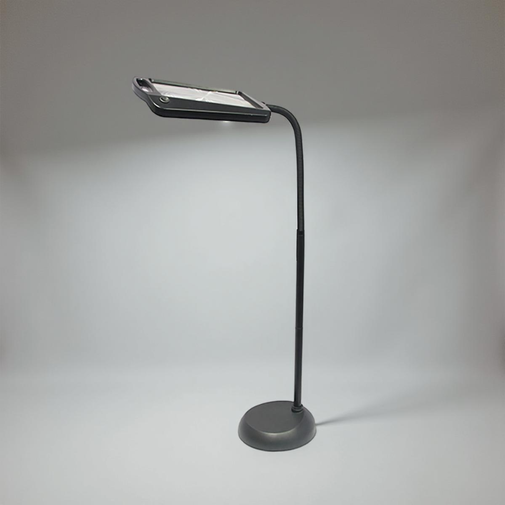 LED Vloerlamp Leeslamp met Vergrootglas en Dimbare Verlichting