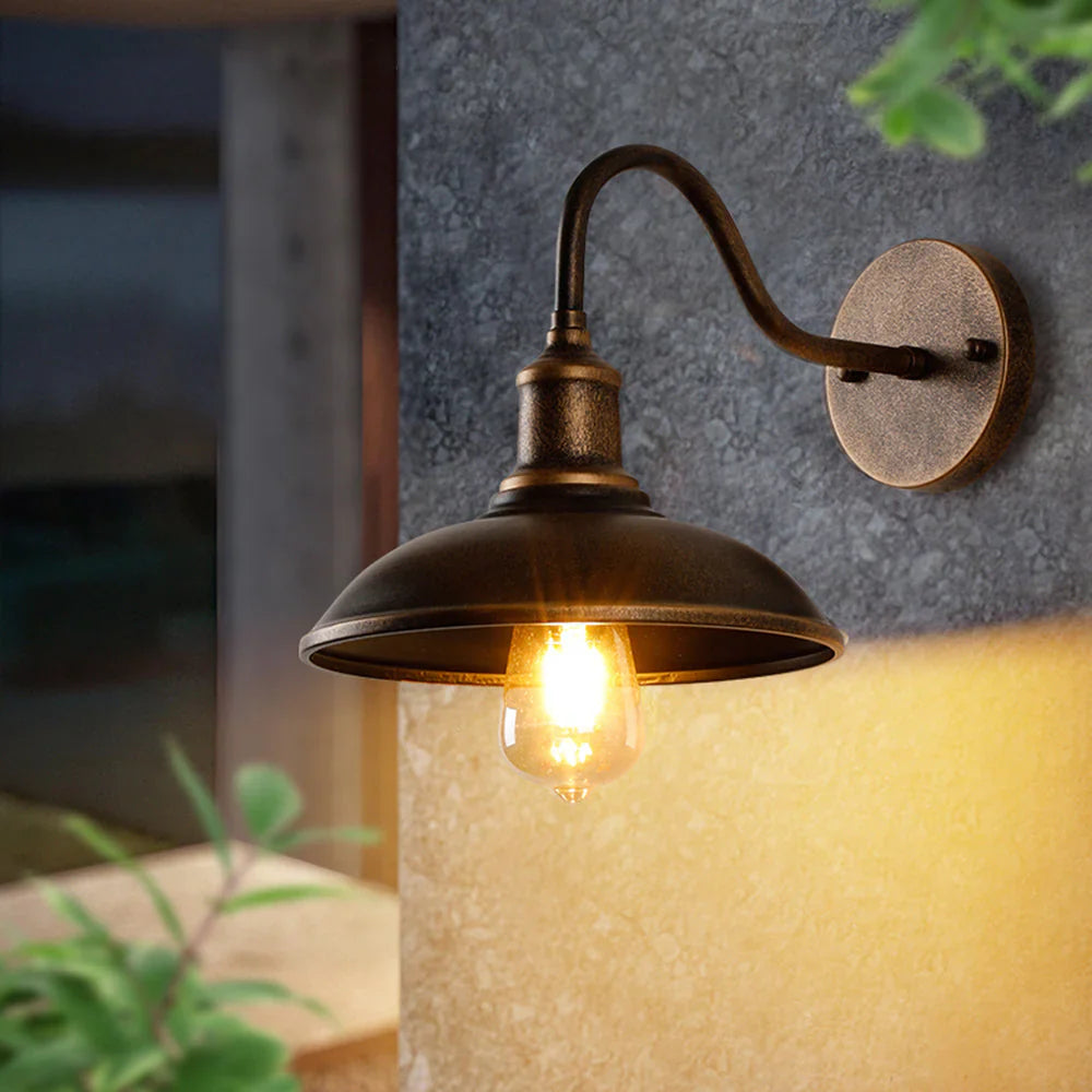 IJzeren Buitenwandlamp Waterdicht IP65 Komvorm