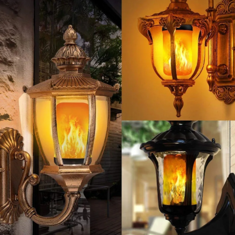LED Lamp Vlam Effect Flikkerend Warm en Gezellig - Velinix