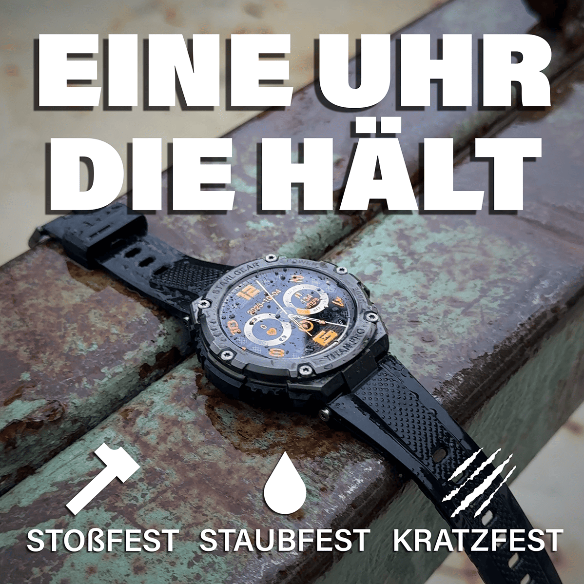 Robuuste Smartwatch met Hartslagmeter en GPS