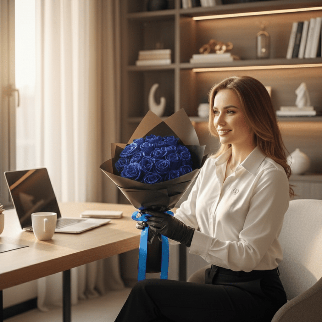 Eeuwige Roos met Glitter voor Romantische Cadeaus