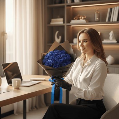 Eeuwige Roos met Glitter voor Romantische Cadeaus