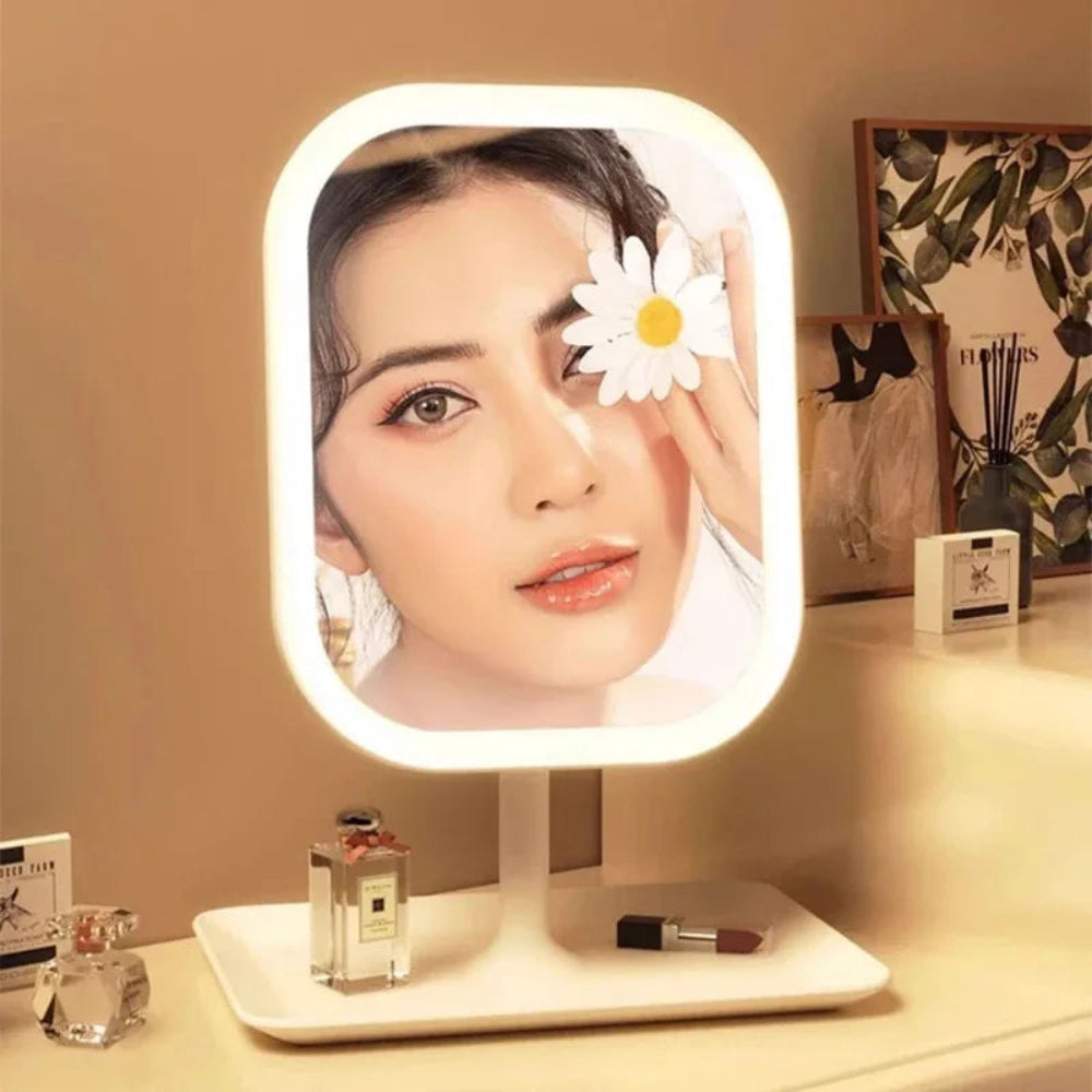 LED Make Up Spiegel Tafelmodel Dimbaar Modern Design