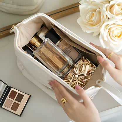 Makeup Tas Reisgrootte Grote Opbergtas PU Leer