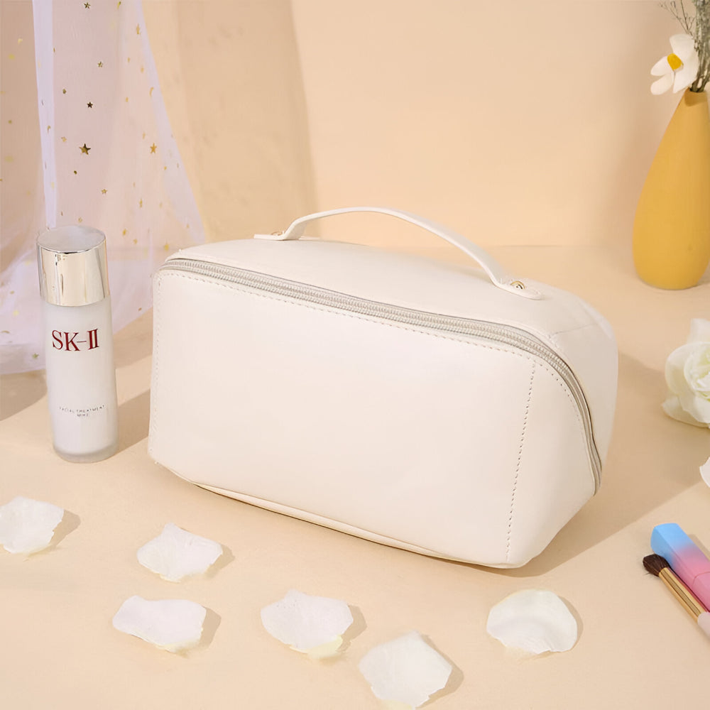 Makeup Tas Reisgrootte Grote Opbergtas PU Leer