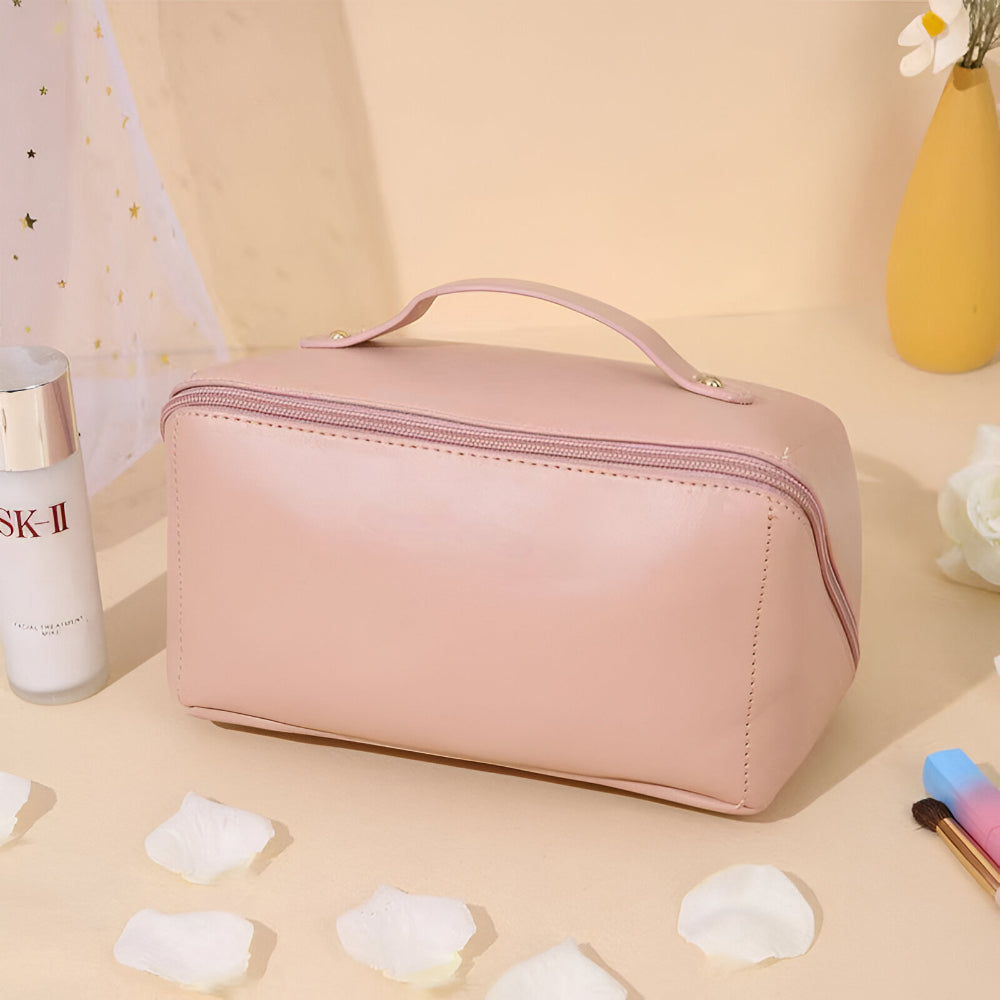 Makeup Tas Reisgrootte Grote Opbergtas PU Leer - Velinix