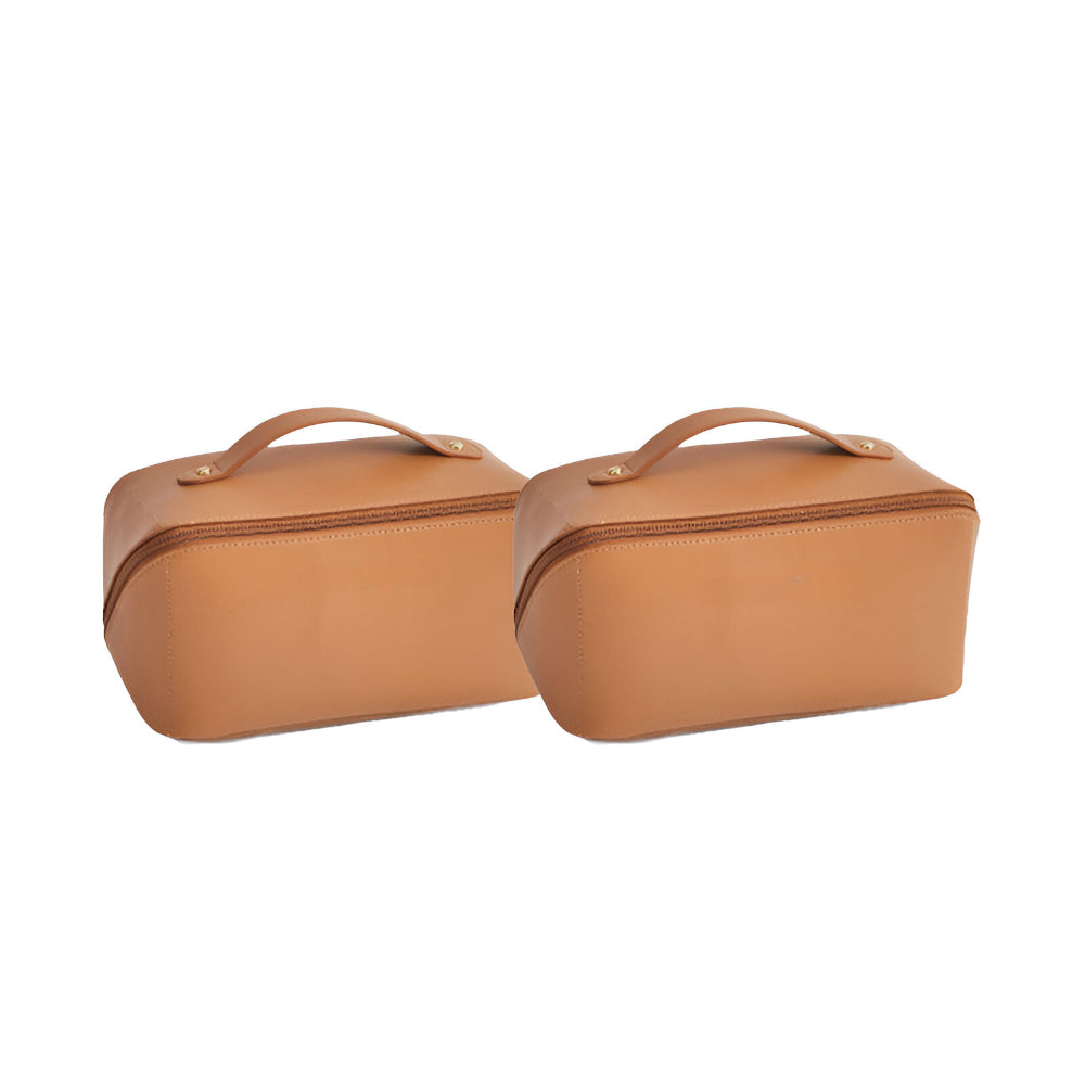 Makeup Tas Reisgrootte Grote Opbergtas PU Leer
