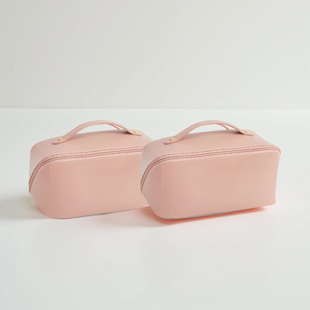Makeup Tas Reisgrootte Grote Opbergtas PU Leer