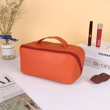 Makeup Tas Reisgrootte Grote Opbergtas PU Leer