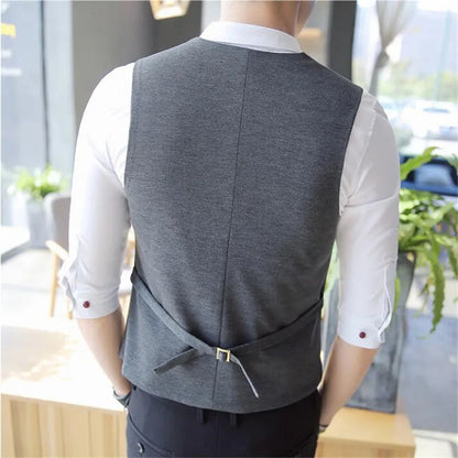 Heren Gilet Dubbelzijdig Klassiek Veelzijdig Design