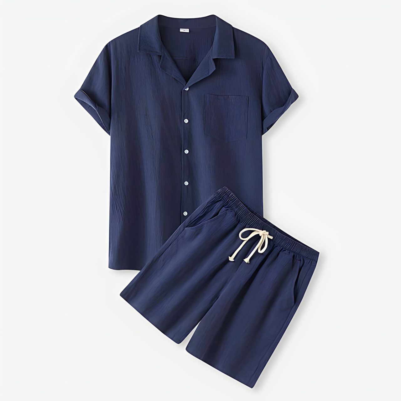 Thiago™ – Heren Zomerset 2-Delig Ademend & Comfortabel Linnen-2