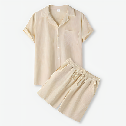 Thiago™ – Heren Zomerset 2-Delig Ademend & Comfortabel Linnen-5