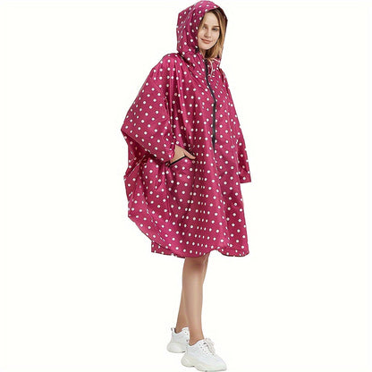Regenjas Dames Lichte Waterdichte Met Capuchon