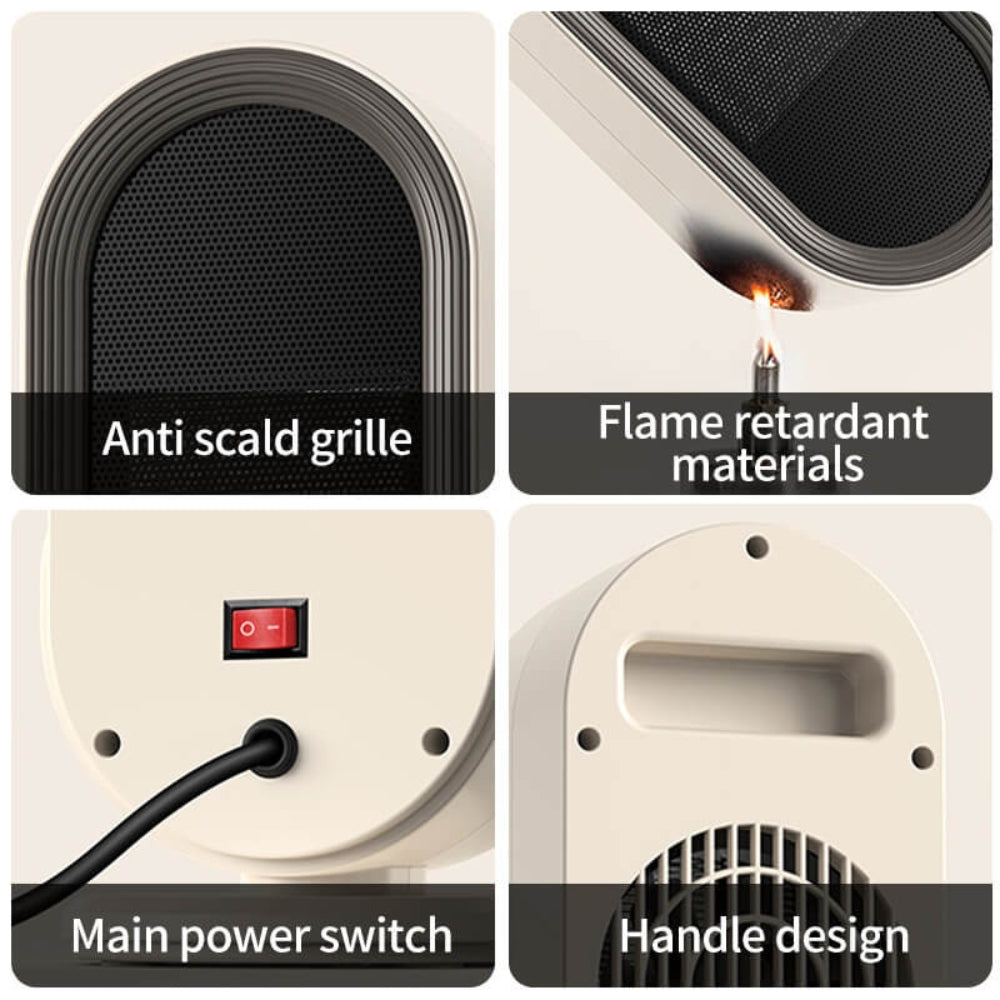 Marcherelle™ – 1200W draagbare elektrische kachel, stil en eco-comfortabel 5