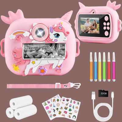 Marcherelle™ – 12MP Dual Lens Instant Camera voor Kinderen 1