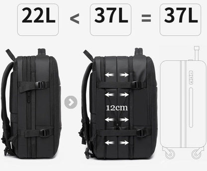 Marcherelle™ – 17 inch uitbreidbare en waterdichte handbagagerugzak 3