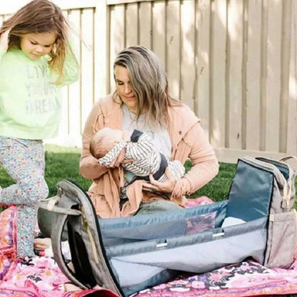 Marcherelle™ – 3-in-1 luiertas met geïntegreerd babybedje 6