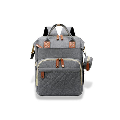 Marcherelle™ – 3-in-1 luiertasrugzak met draagbaar babybedje 7