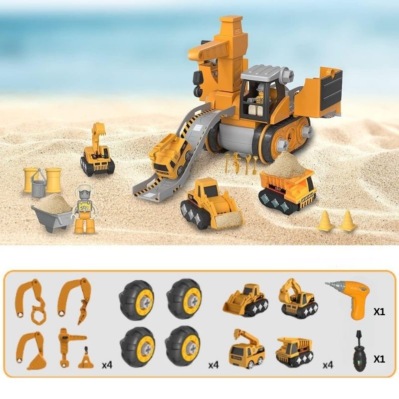 Marcherelle™ – 4-in-1 educatieve bouwtruck voor kinderen 1
