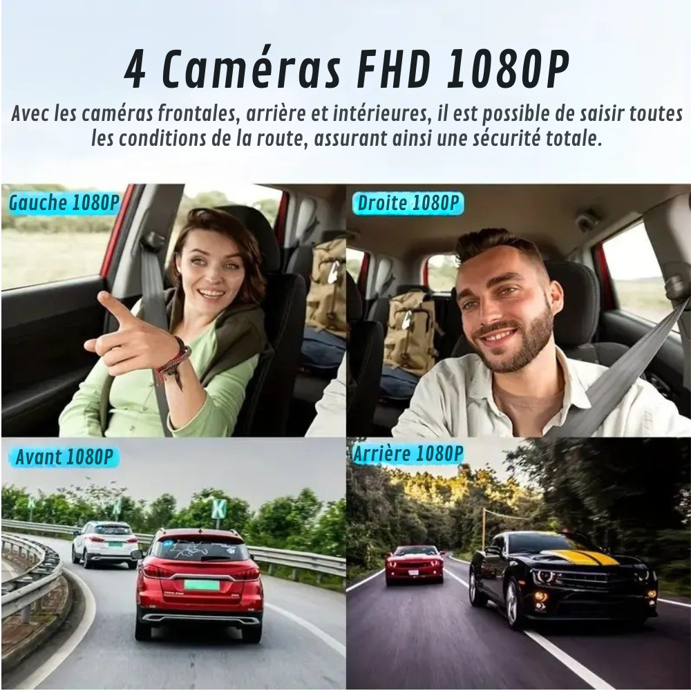 Marcherelle™ – 4K UHD-autocamera met ingebouwde GPS 5
