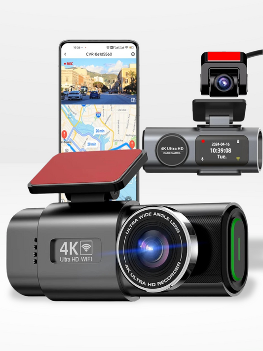 Marcherelle™ – 4K Ultra HD auto-dashcam met ingebouwde GPS 0
