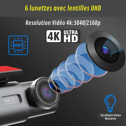Marcherelle™ – 4K Ultra HD auto-dashcam met ingebouwde GPS 4