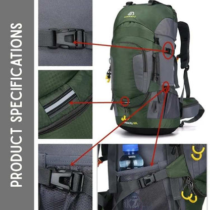 Marcherelle™ – 60L waterdichte tactische rugzak voor buitenavonturen 3