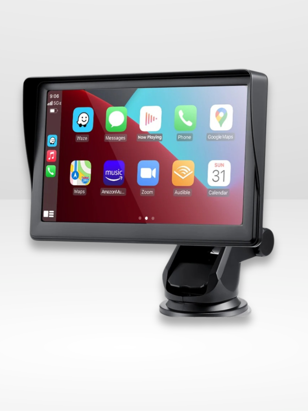 Marcherelle™ – 7” draadloos CarPlay-scherm met achteruitrijcamera 0