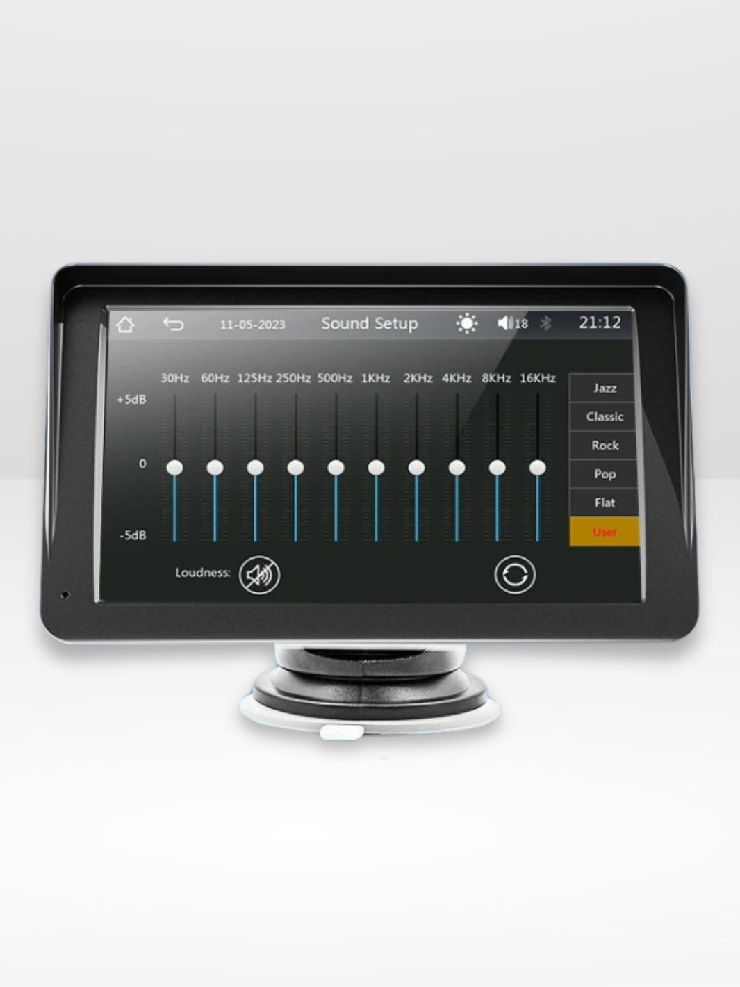 Marcherelle™ – 7” draadloos CarPlay-scherm met achteruitrijcamera 3