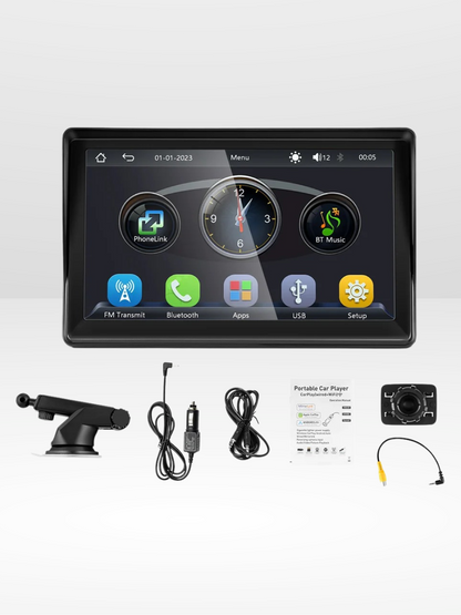 Marcherelle™ – 7” draadloos CarPlay-scherm met achteruitrijcamera 5