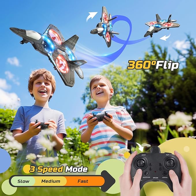 Marcherelle™ – Afstandsbedieningsvliegtuig met licht, aerobatics en plezier 1