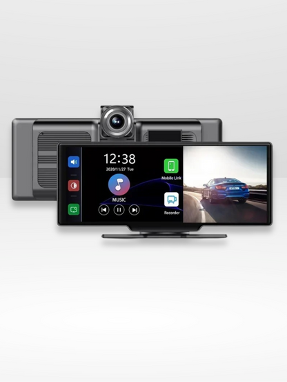 Marcherelle™ – Draadloos CarPlay-scherm met geïntegreerde 4K-dashcam 2