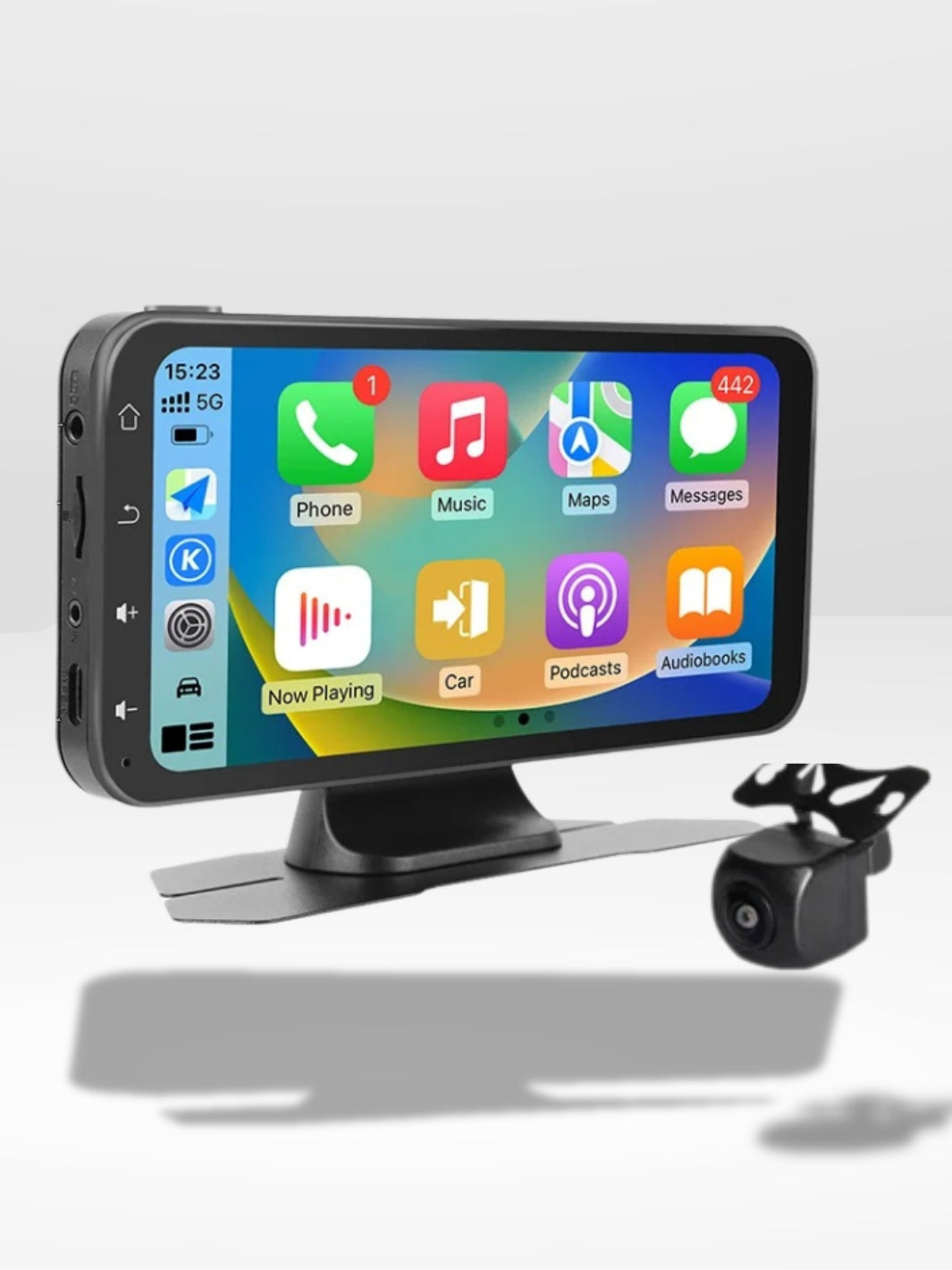 Marcherelle™ – Draadloos CarPlay-scherm met geïntegreerde 4K-dashcam 4