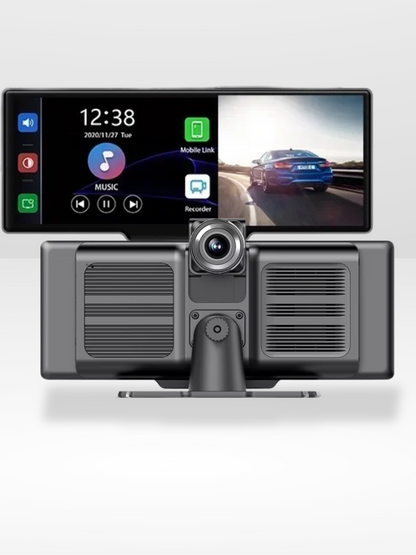 Marcherelle™ – Draadloos CarPlay-scherm met geïntegreerde 4K-dashcam 5