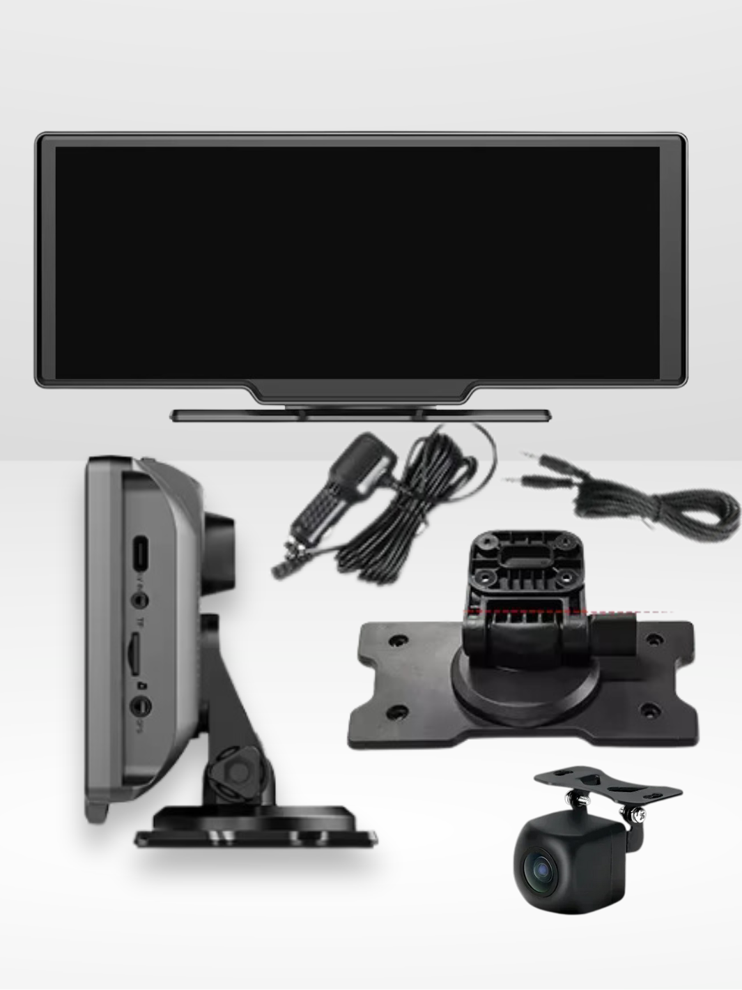 Marcherelle™ – Draadloos CarPlay-scherm met geïntegreerde 4K-dashcam 7