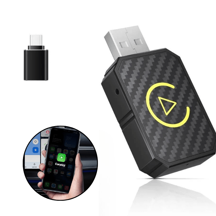 Marcherelle™ – Draadloze CarPlay-adapter compatibel met iOS en Android 0